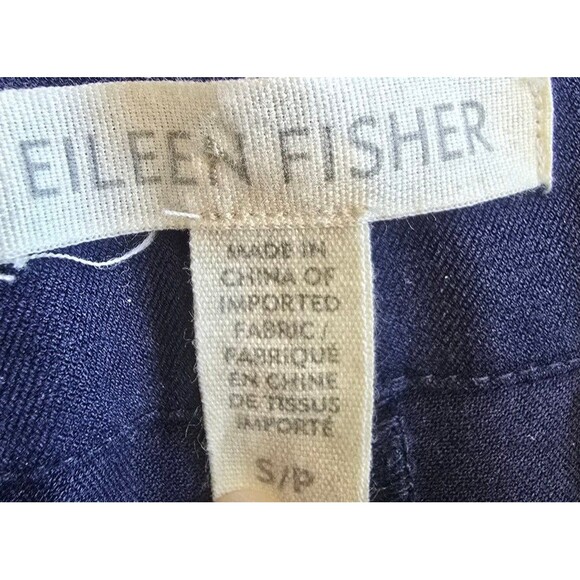 Eileen Fisher Organic cotton blue pants women's size small - Picture 9 of 10